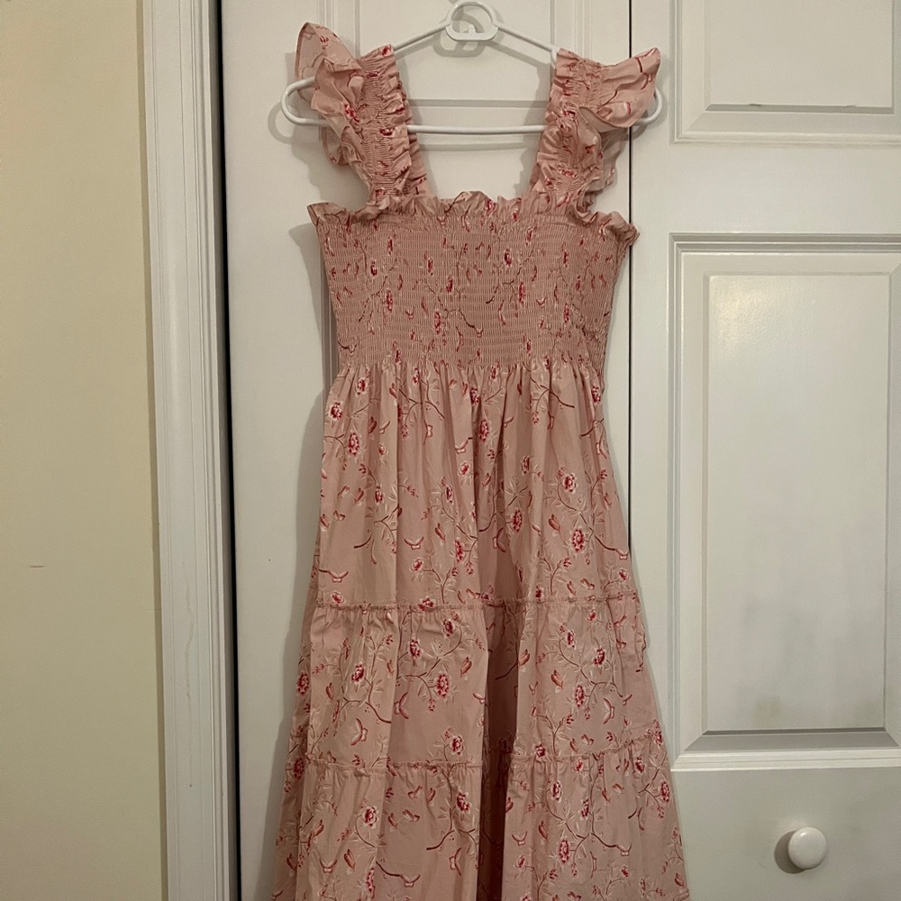 Hill House Home Ellie nap dress pink Bridgerton collection size small